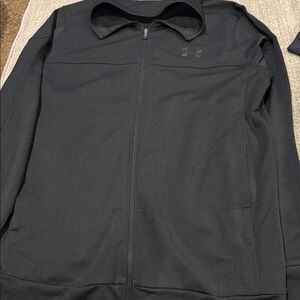 Under Armour Midnight Black Zip-Up Jacket